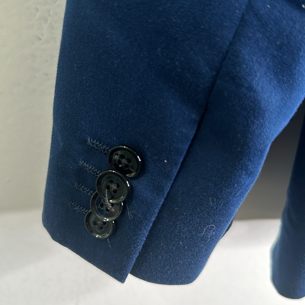Express men's blue slim fit sport coat blazer size 44R office career - Picture 7 of 11
